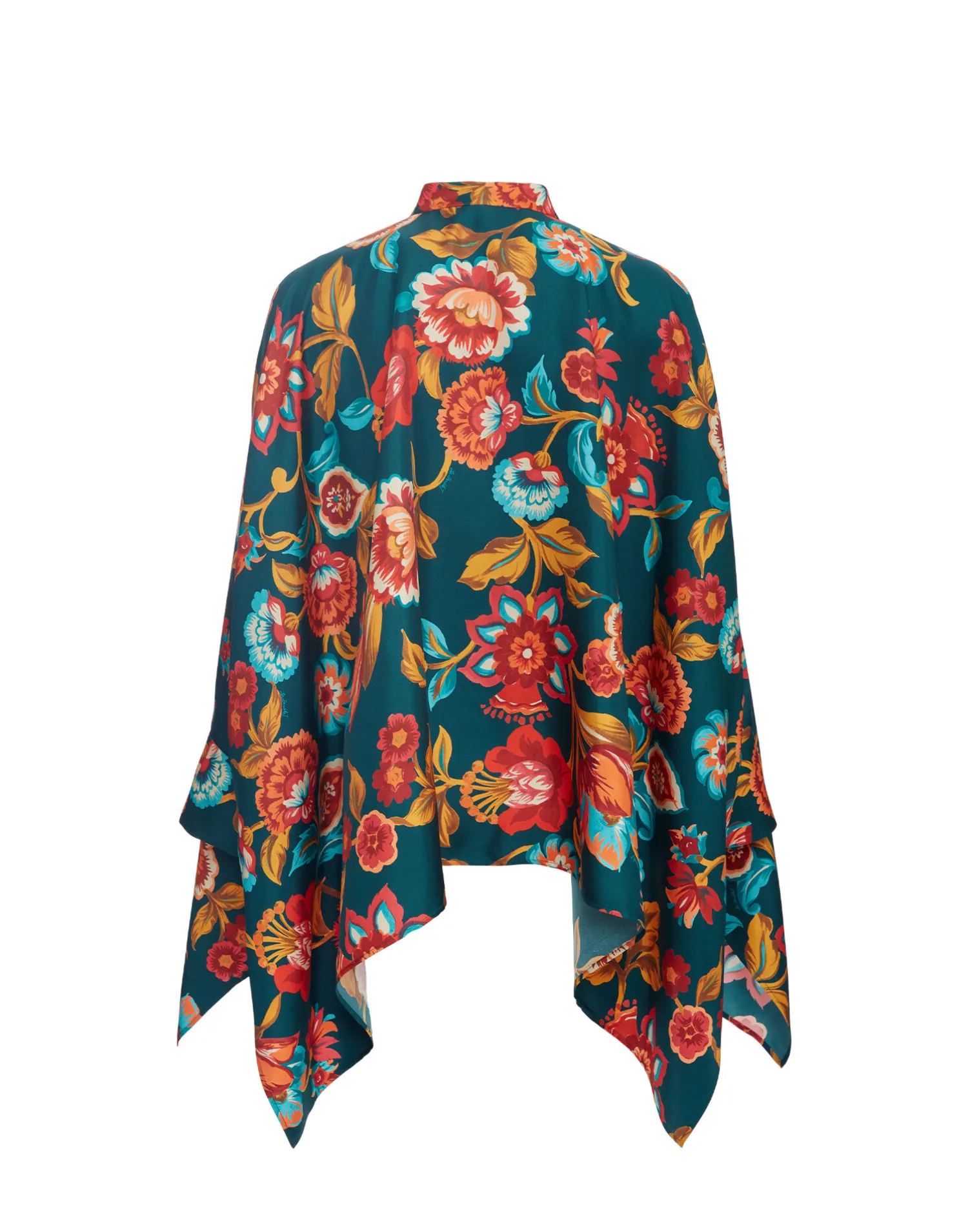 La DoubleJ Camicie E Top<Foulard ShirtHottie Emerald in Silk Twill