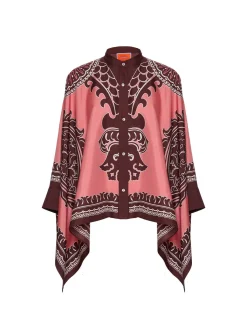 La DoubleJ Camicie E Top<Foulard ShirtOltrarno Placée Pink in Silk Twill