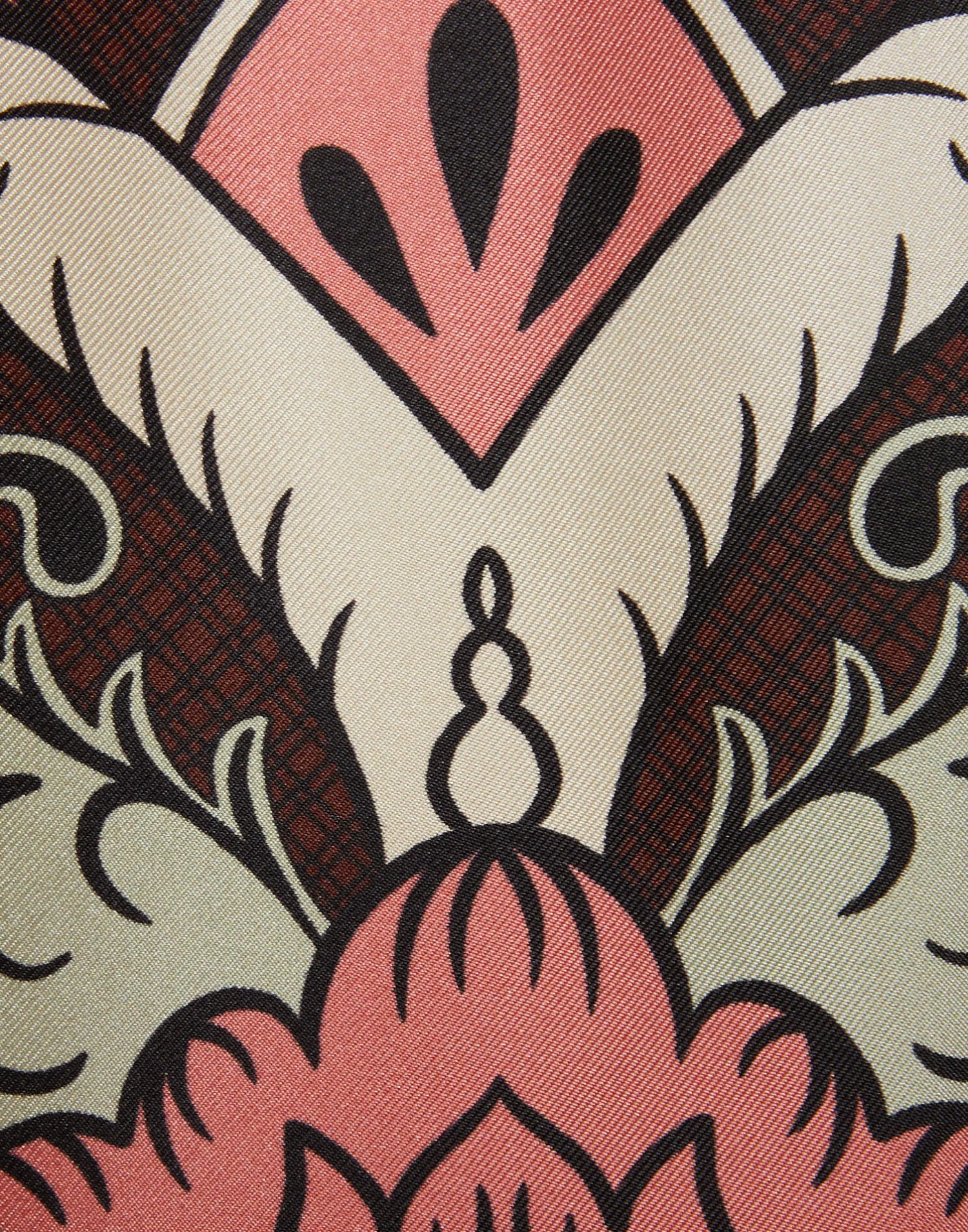 La DoubleJ Camicie E Top<Foulard ShirtPortal Placée Brown in Silk Twill
