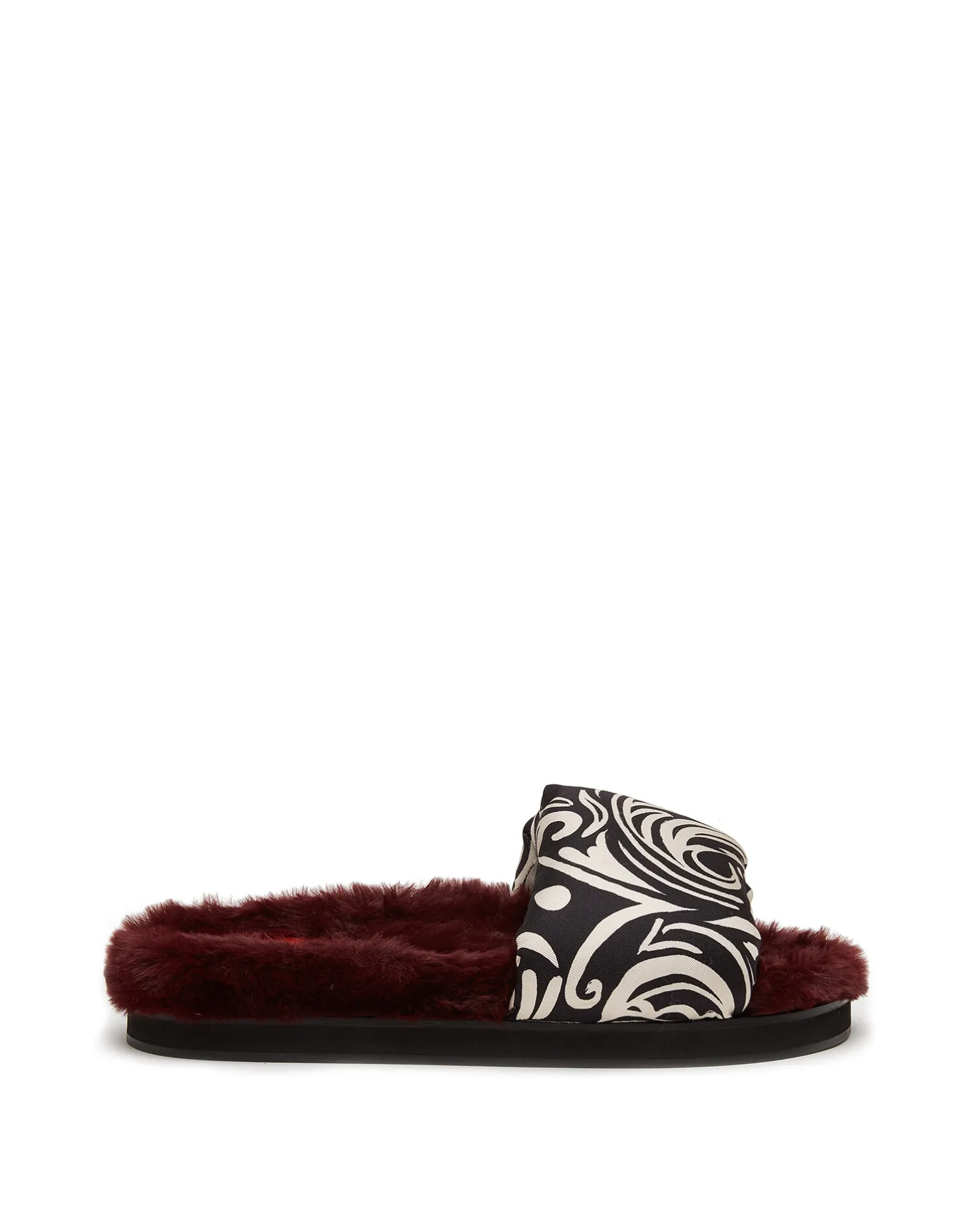La DoubleJ Scarpe|Accessories<Furry SlidesFauve in Twill