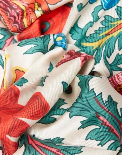 La DoubleJ Accessori Per Capelli|Accessories<Giga ScrunchieDragonflower Mini Multicolor in Silk Twill