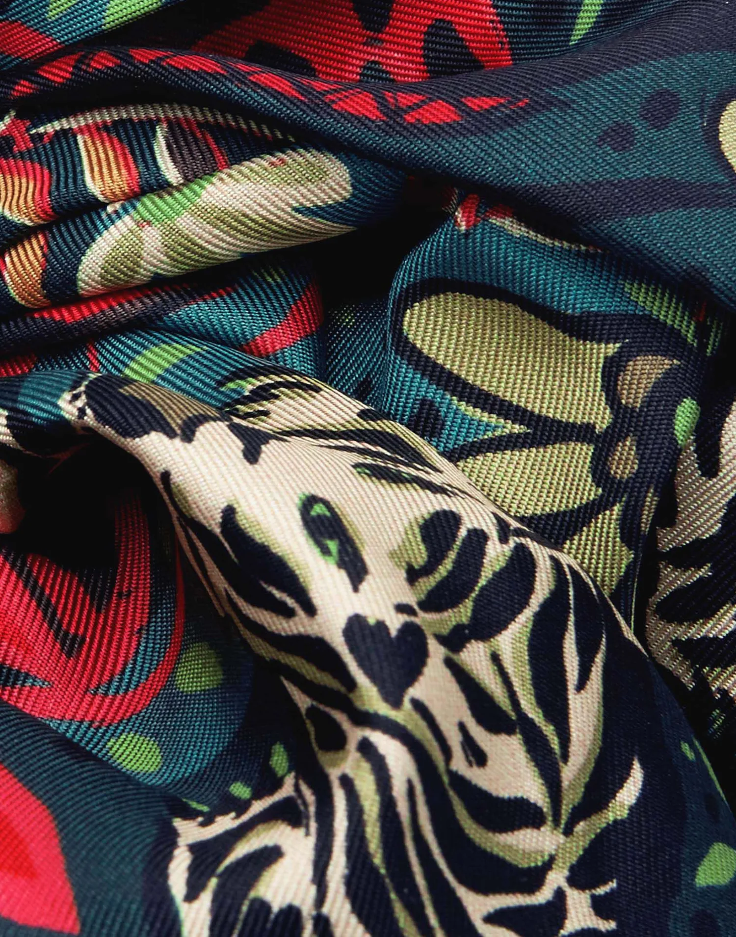 La DoubleJ Accessori Per Capelli|Accessories<Giga ScrunchieGiungla in Silk Twill