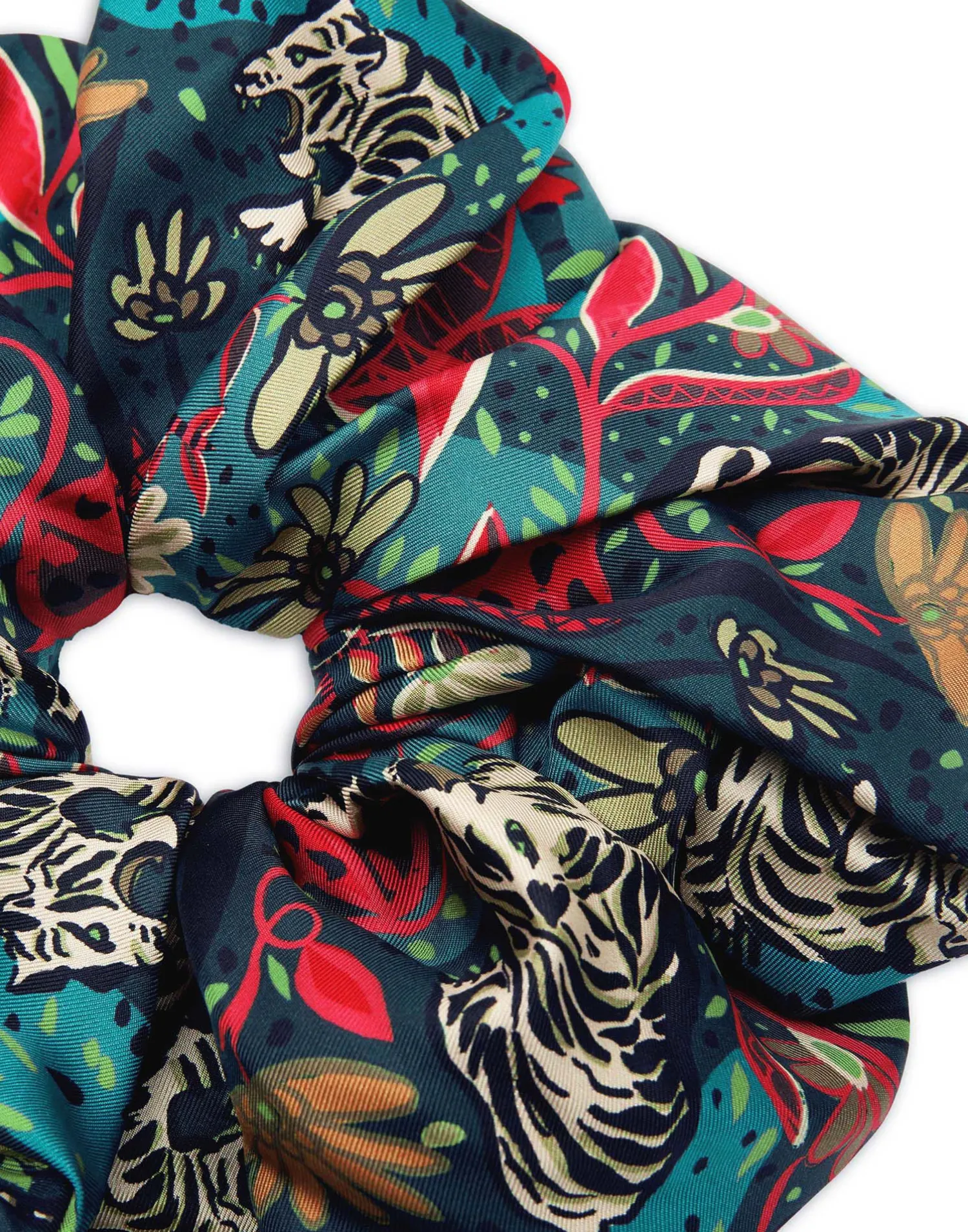 La DoubleJ Accessori Per Capelli|Accessories<Giga ScrunchieGiungla in Silk Twill