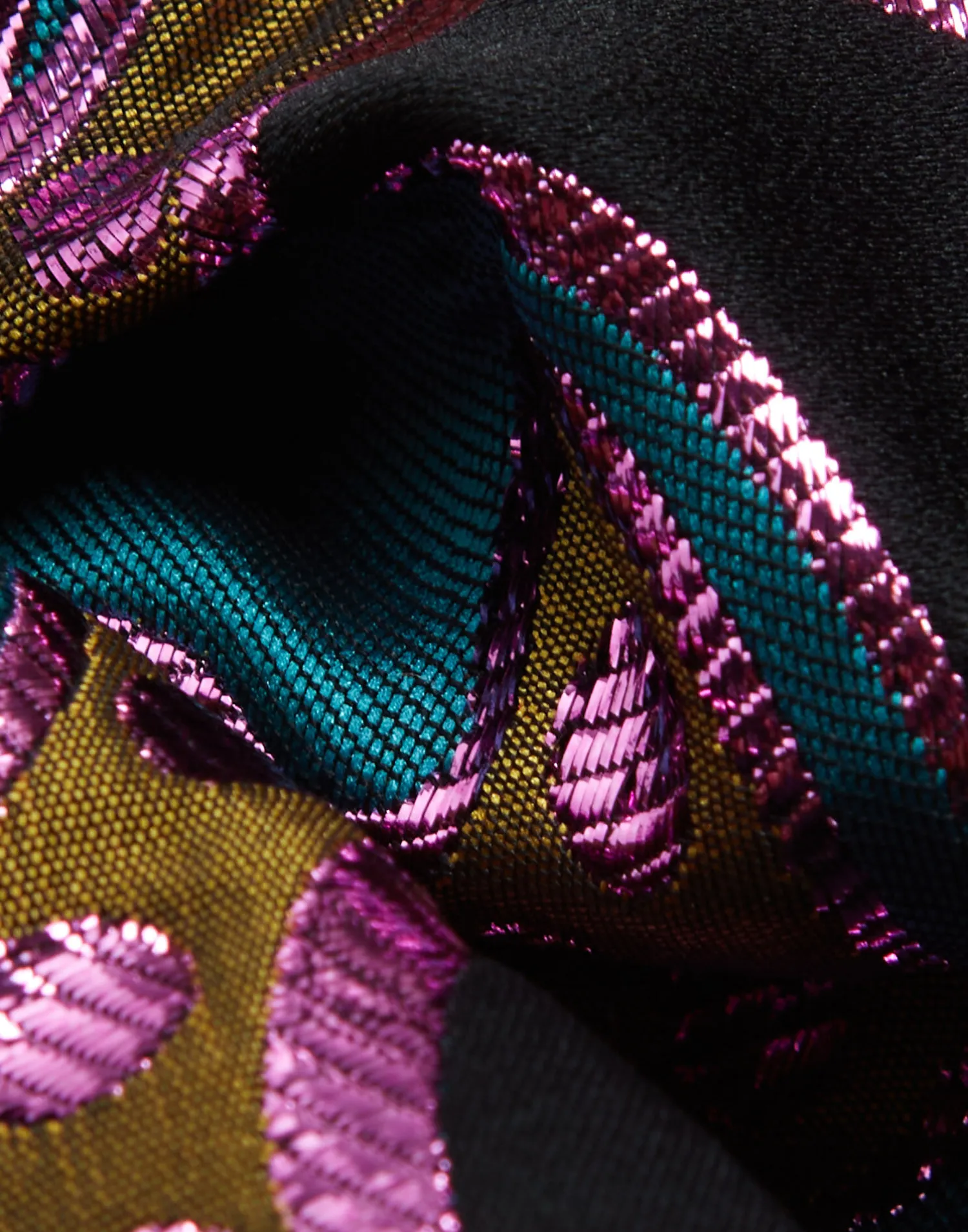 La DoubleJ Accessori Per Capelli|Accessories<Giga ScrunchieSpritz Blue Petrol in Jacquard