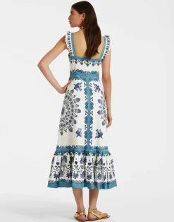 La DoubleJ Vestiti<Gingerbread DressOlympus Plac&eacute;e Cream in Flat Cotton Stretch