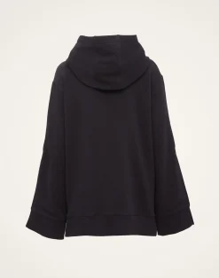 La DoubleJ Felpe E Magliette<Girlfriend HoodieSolid Black in Jersey