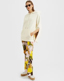 La DoubleJ Felpe E Magliette<Girlfriend HoodieSolid Ivory in Jersey