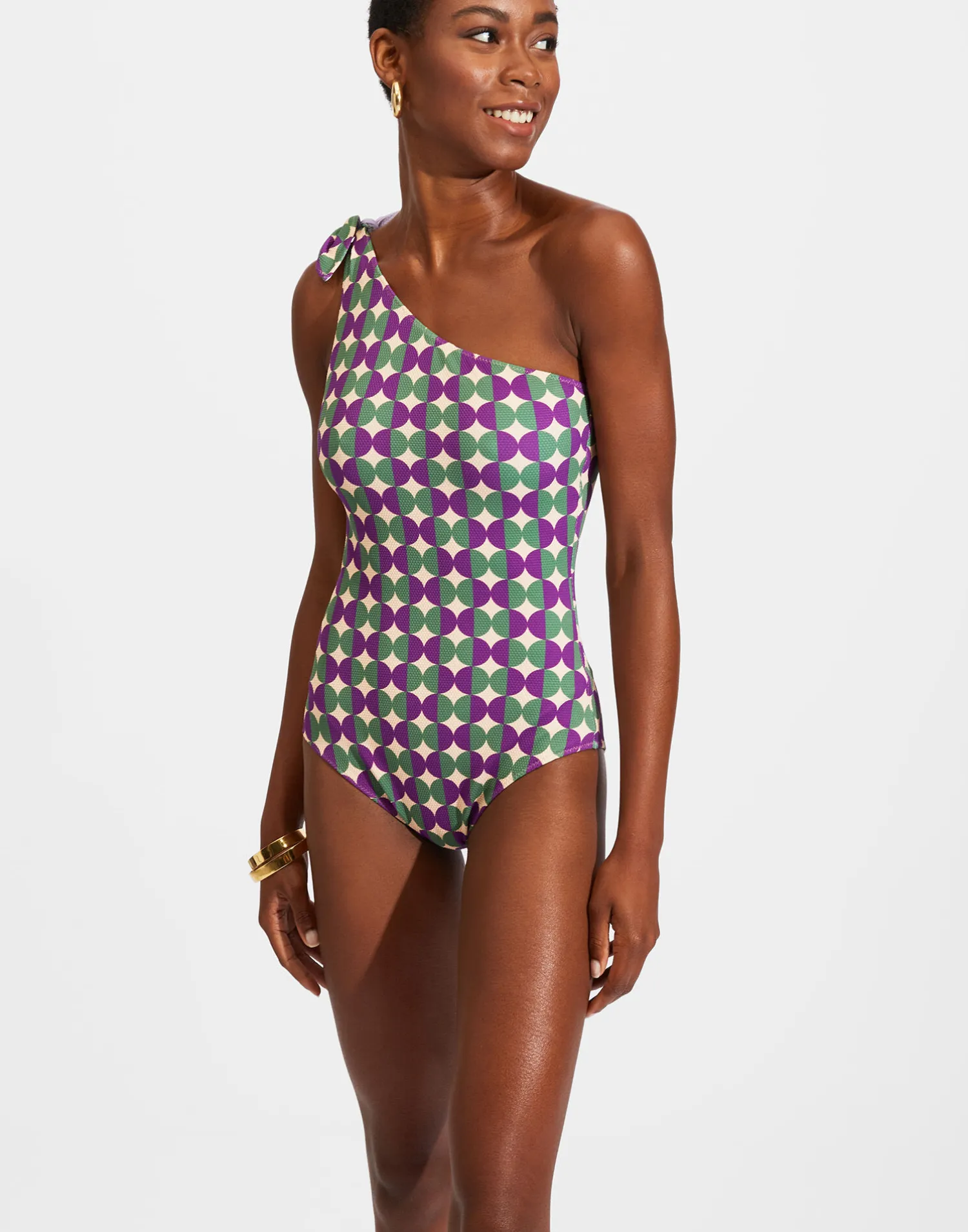 La DoubleJ Moda Mare<Goddess SuitMezzaluna in Lycra