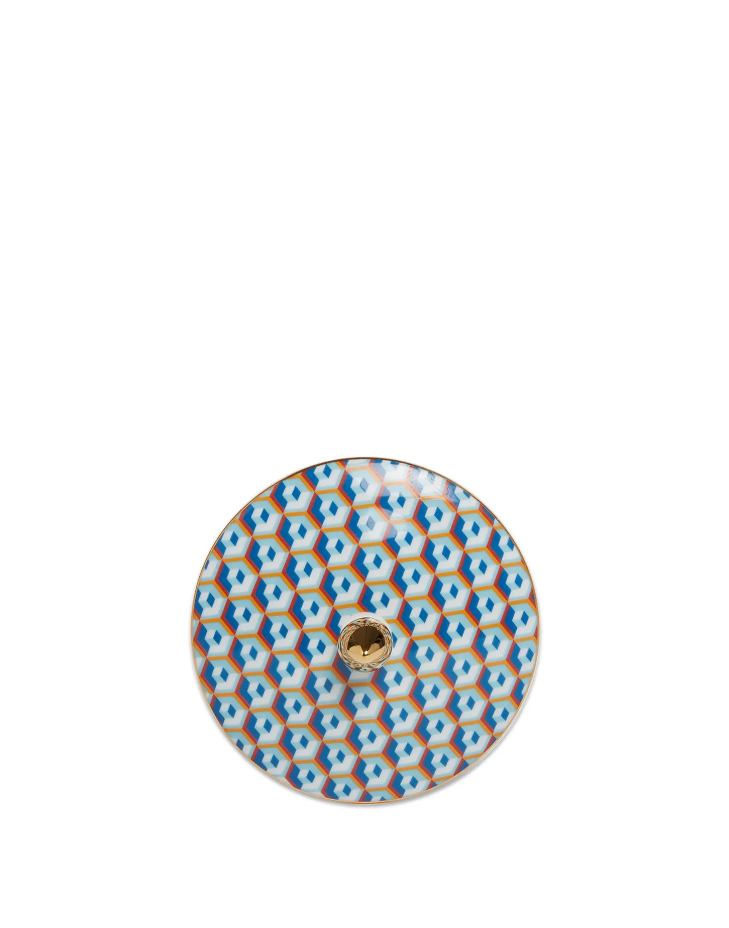 La DoubleJ Set Da Te E Caffe|Tavola<Goodie JarCubi Blu in Porcelain