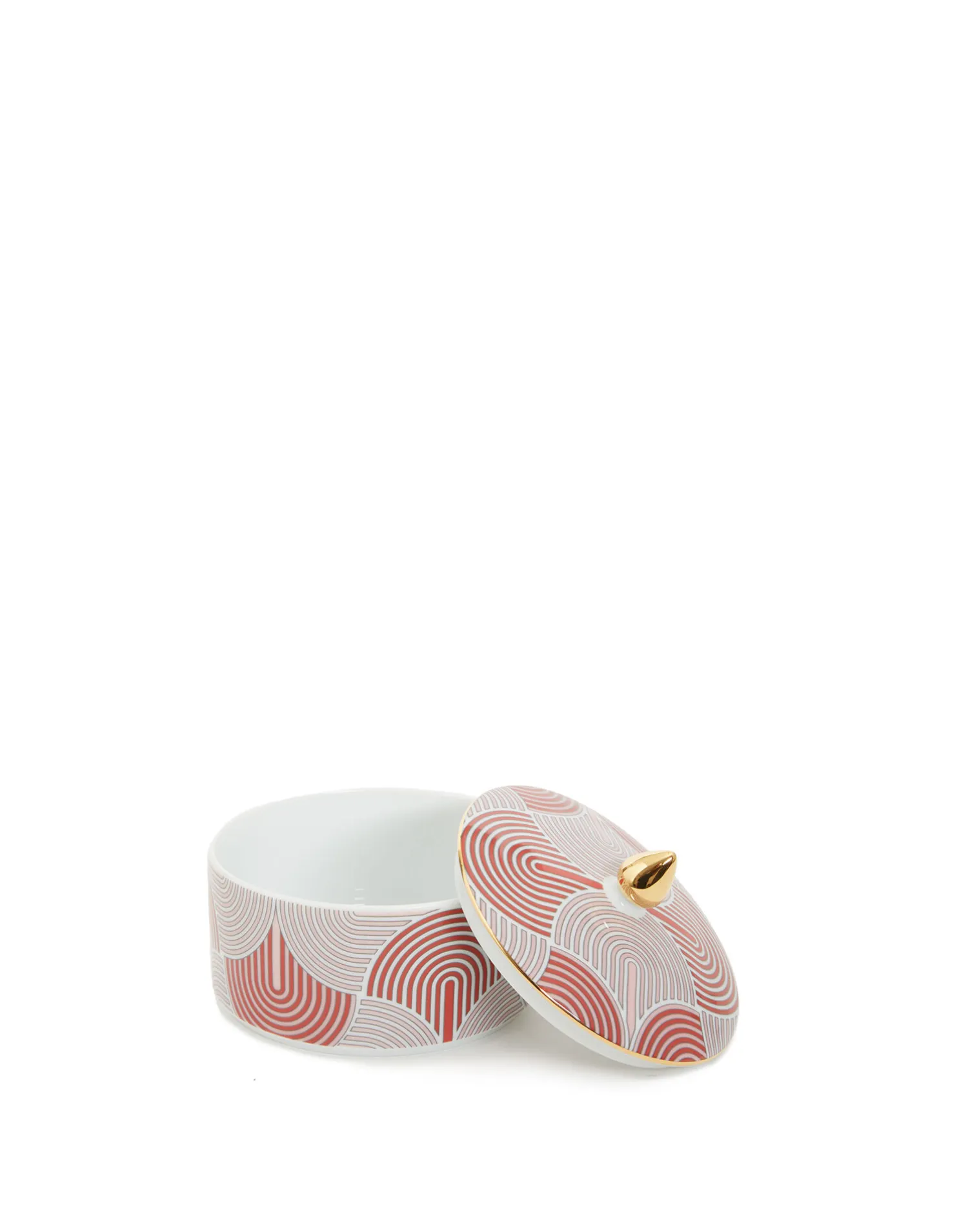 La DoubleJ Set Da Te E Caffe|Tavola<Goodie JarSlinky Rosso in Porcelain