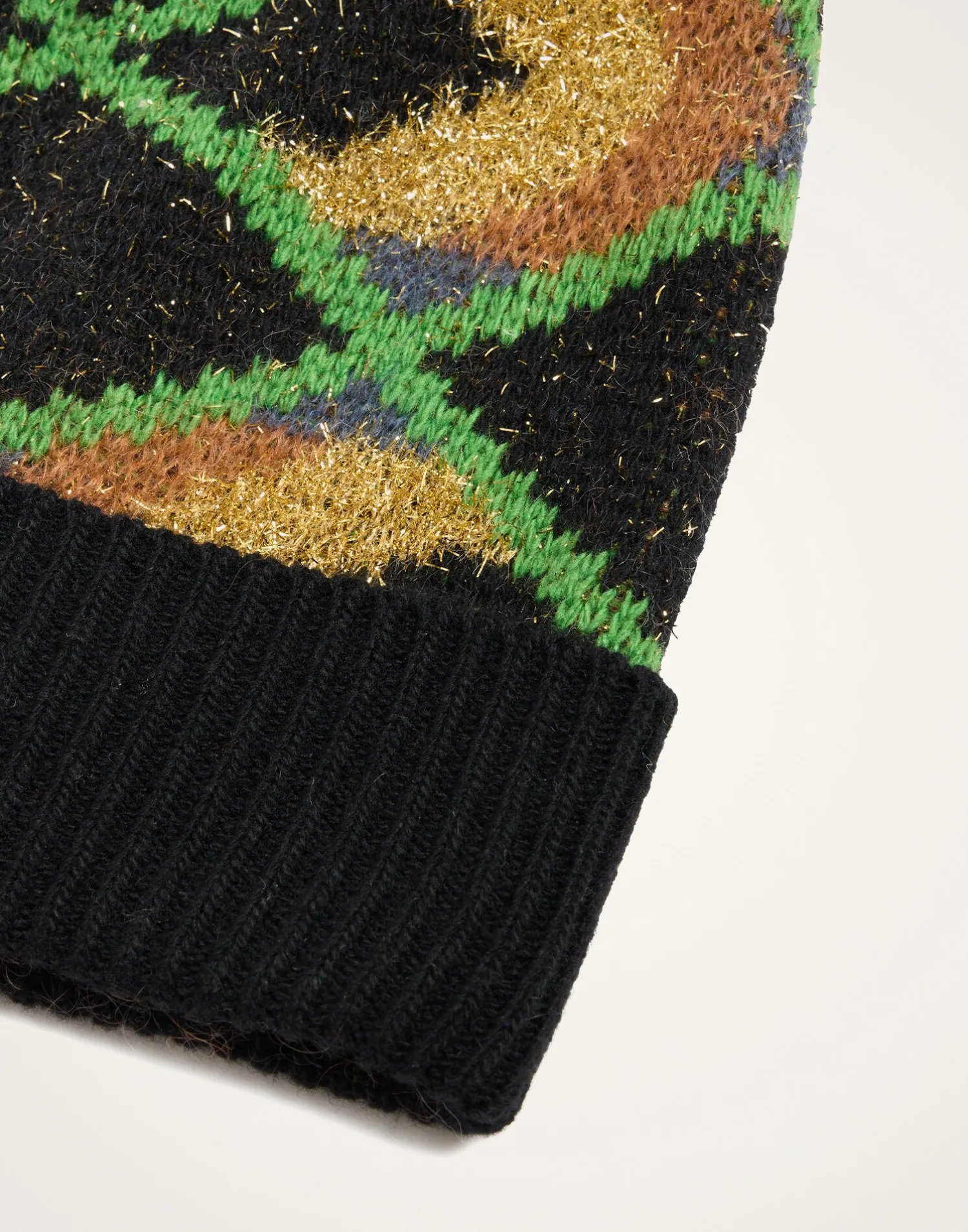 La DoubleJ Cappelli|Accessories<Half-Light HatHalf-Light Black in Jacquard