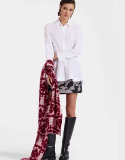 La DoubleJ Foulard E Sciarpe|Accessories<Half-Light ScarfHerald Cream in Light Mohair