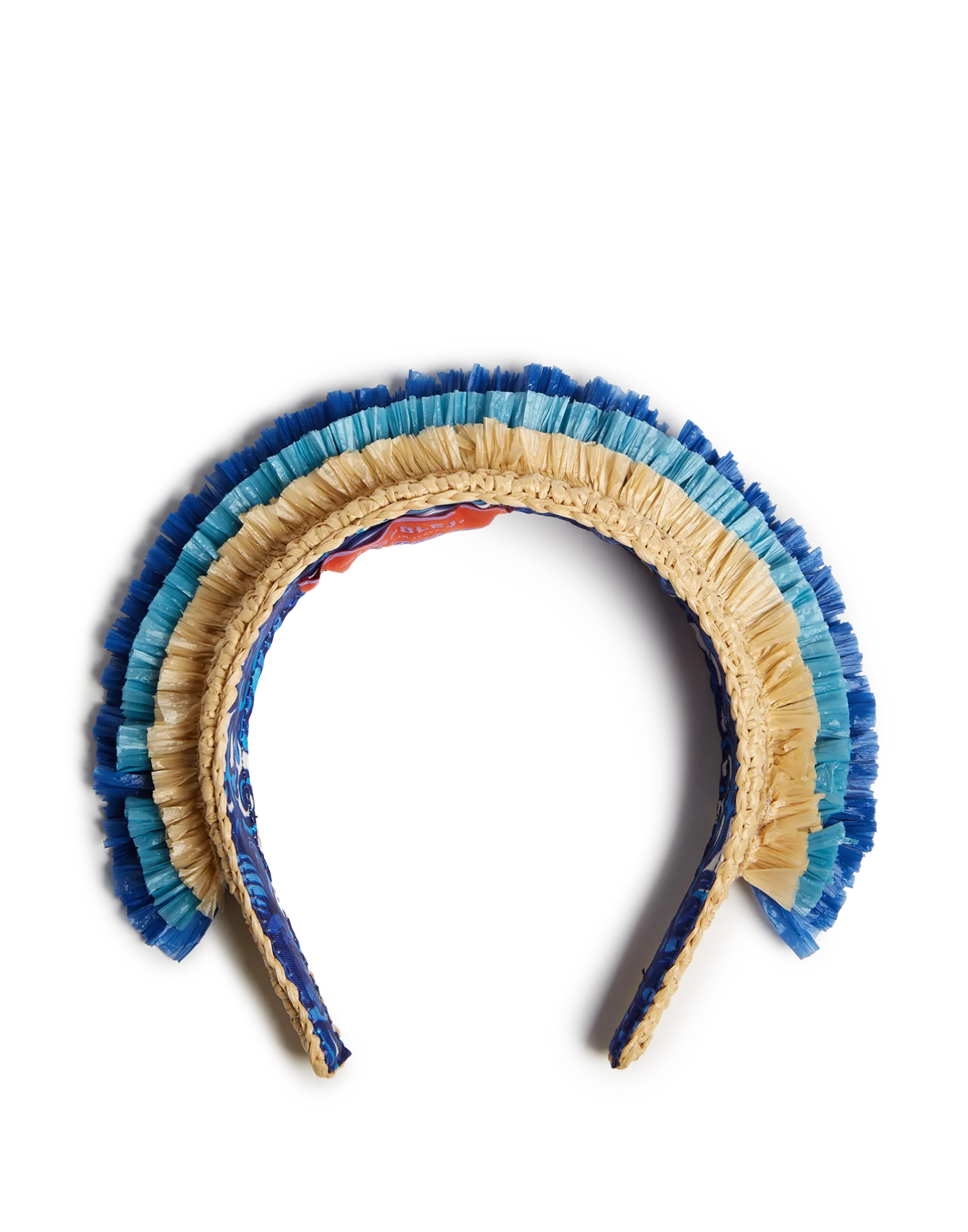 La DoubleJ Accessori Per Capelli|Accessories<Halo HeadbandSolid Light Beige in Raffia Crochet