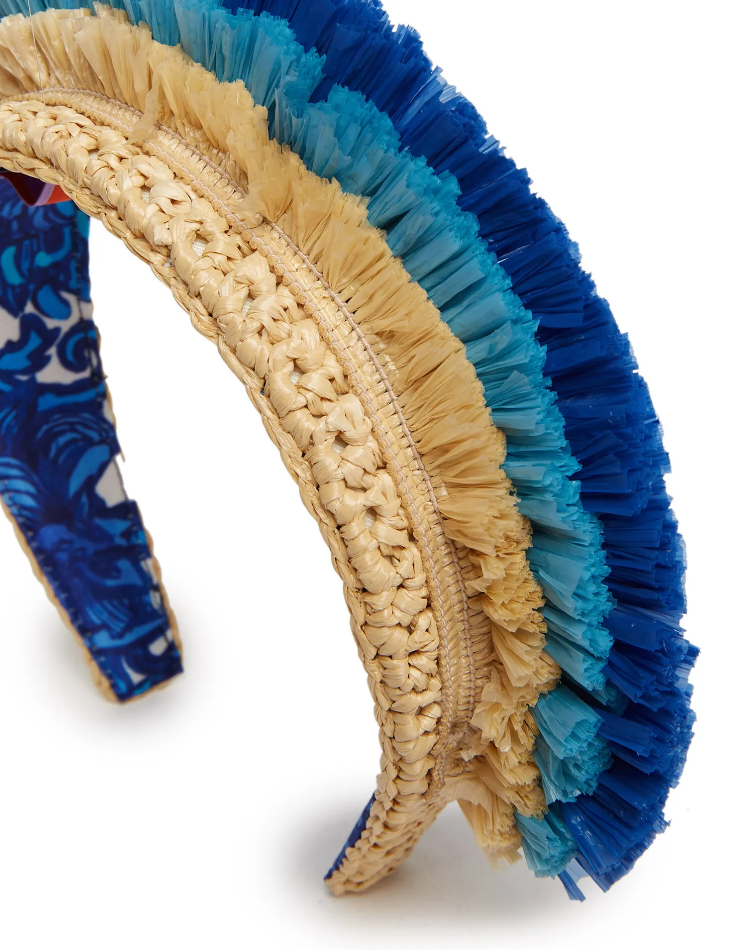La DoubleJ Accessori Per Capelli|Accessories<Halo HeadbandSolid Light Beige in Raffia Crochet