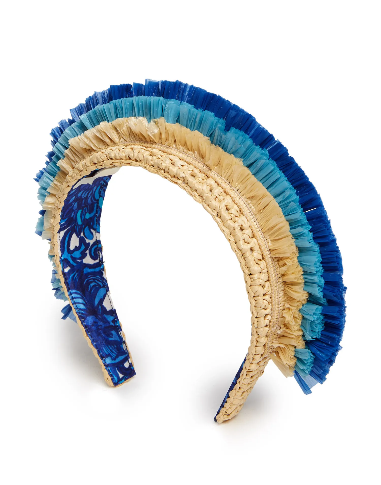 La DoubleJ Accessori Per Capelli|Accessories<Halo HeadbandSolid Light Beige in Raffia Crochet