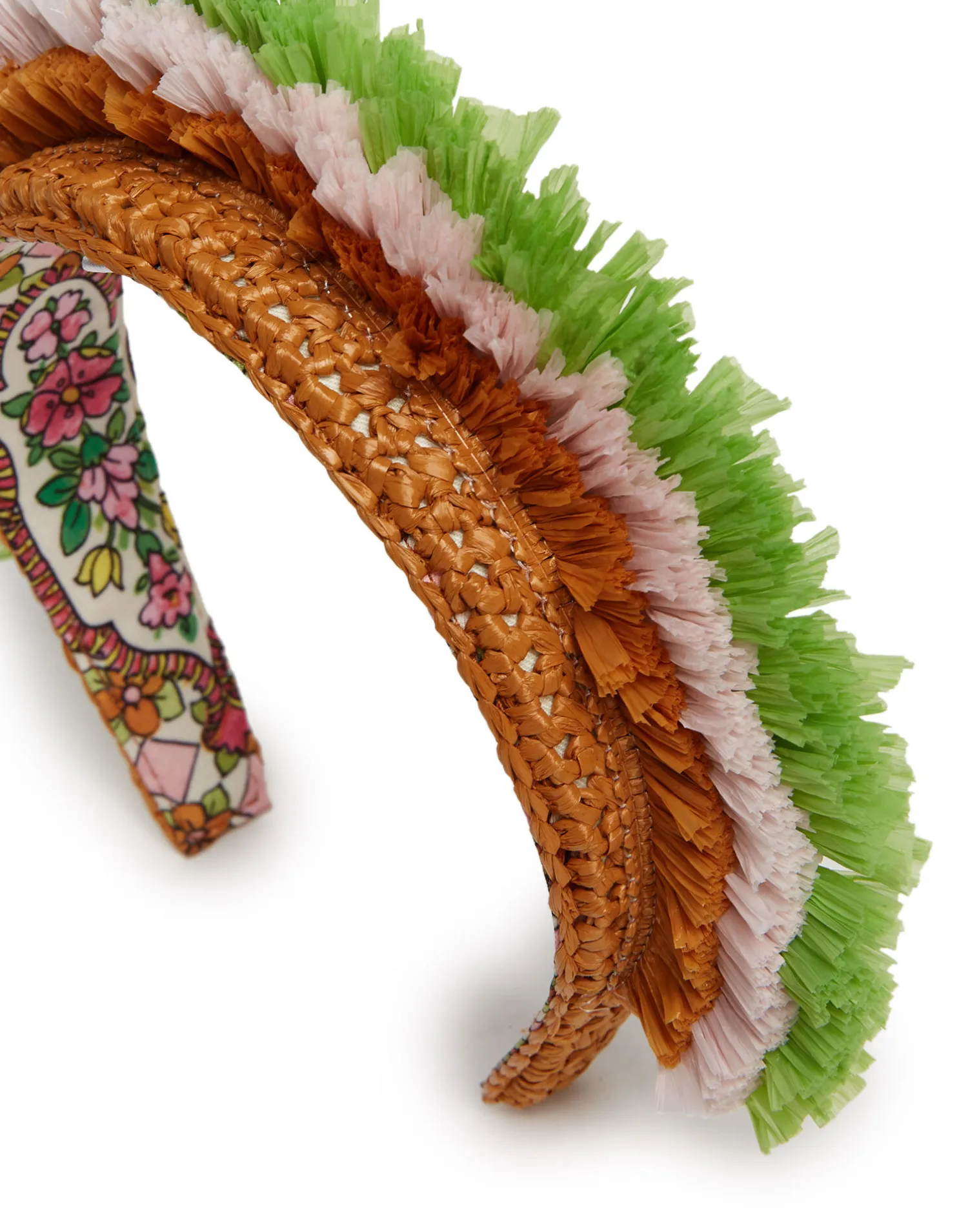 La DoubleJ Accessori Per Capelli|Accessories<Halo HeadbandSolid Ocher in Raffia Crochet