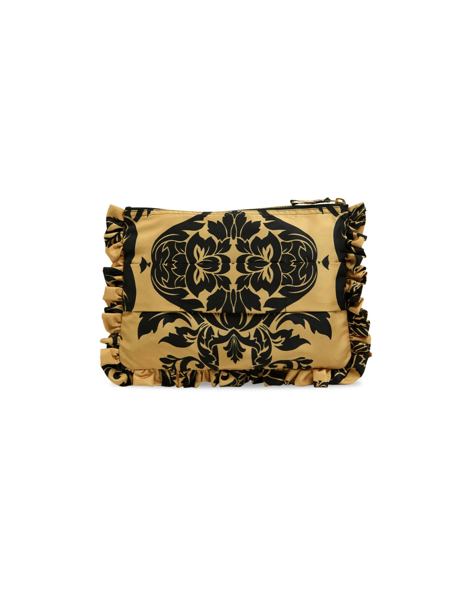 La DoubleJ Borse E Pochettes|Accessories<Hand PochetteCherubs Gold in Light Faille