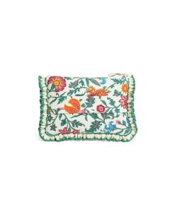 La DoubleJ Borse E Pochettes|Accessories<Hand PochetteDragonflower Mini Multicolor in Shot Cotton