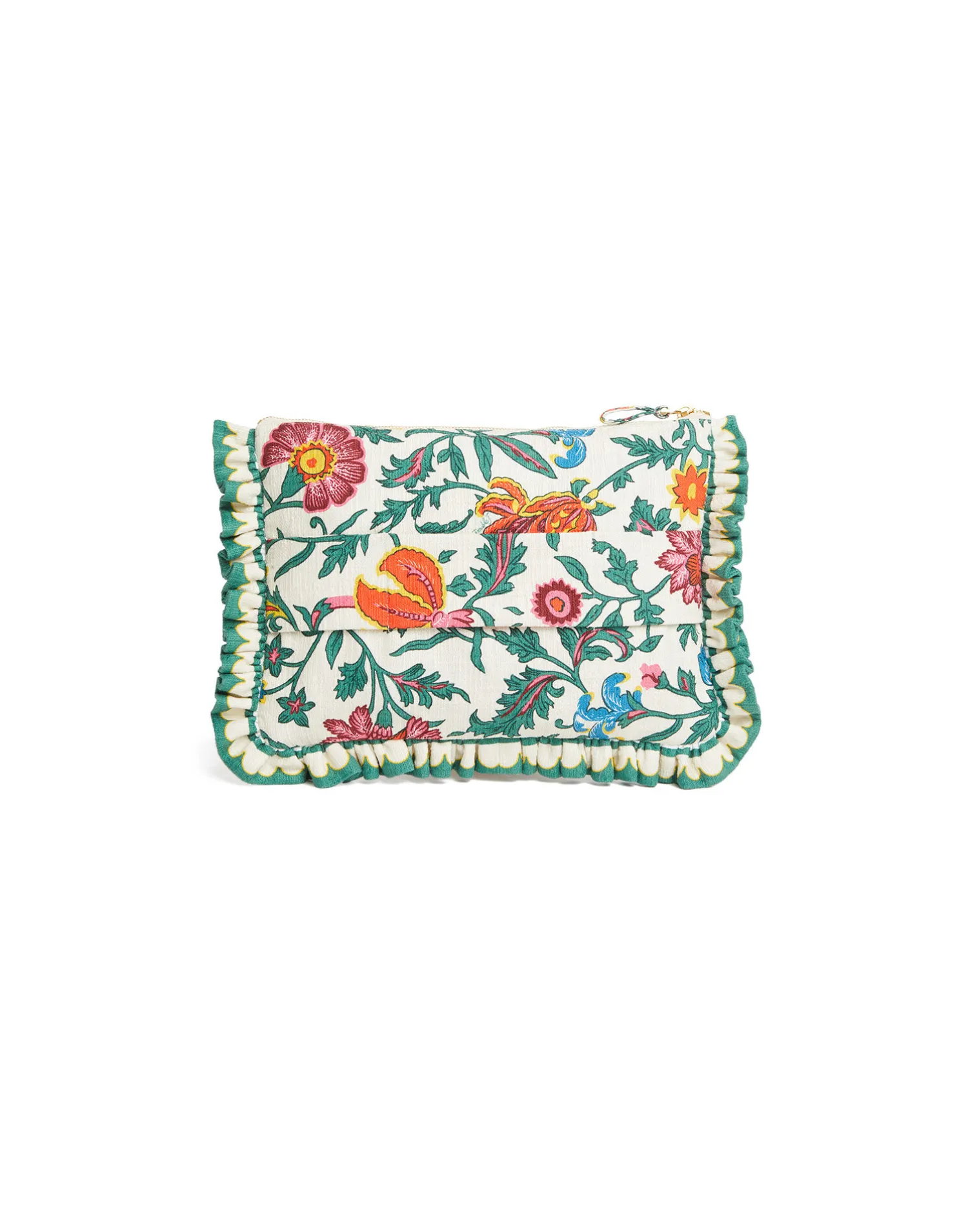 La DoubleJ Borse E Pochettes|Accessories<Hand PochetteDragonflower Mini Multicolor in Shot Cotton