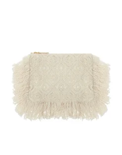 La DoubleJ Borse E Pochettes|Accessories<Hand PochettePlaza Cream in Macramé