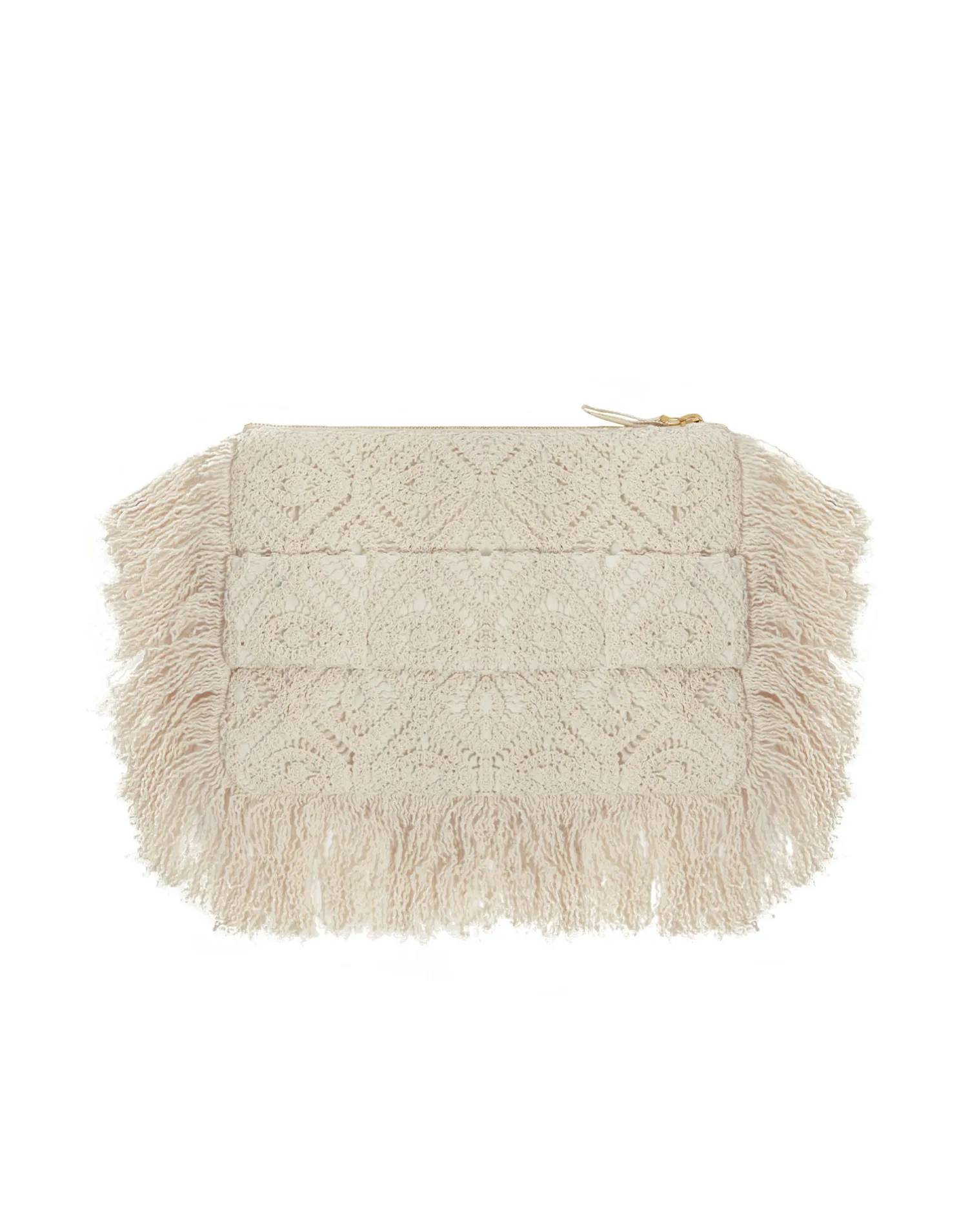 La DoubleJ Borse E Pochettes|Accessories<Hand PochettePlaza Cream in Macramé