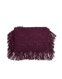 La DoubleJ Borse E Pochettes|Accessories<Hand PochettePlaza Purple in Macram&eacute;