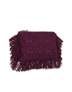 La DoubleJ Borse E Pochettes|Accessories<Hand PochettePlaza Purple in Macramé