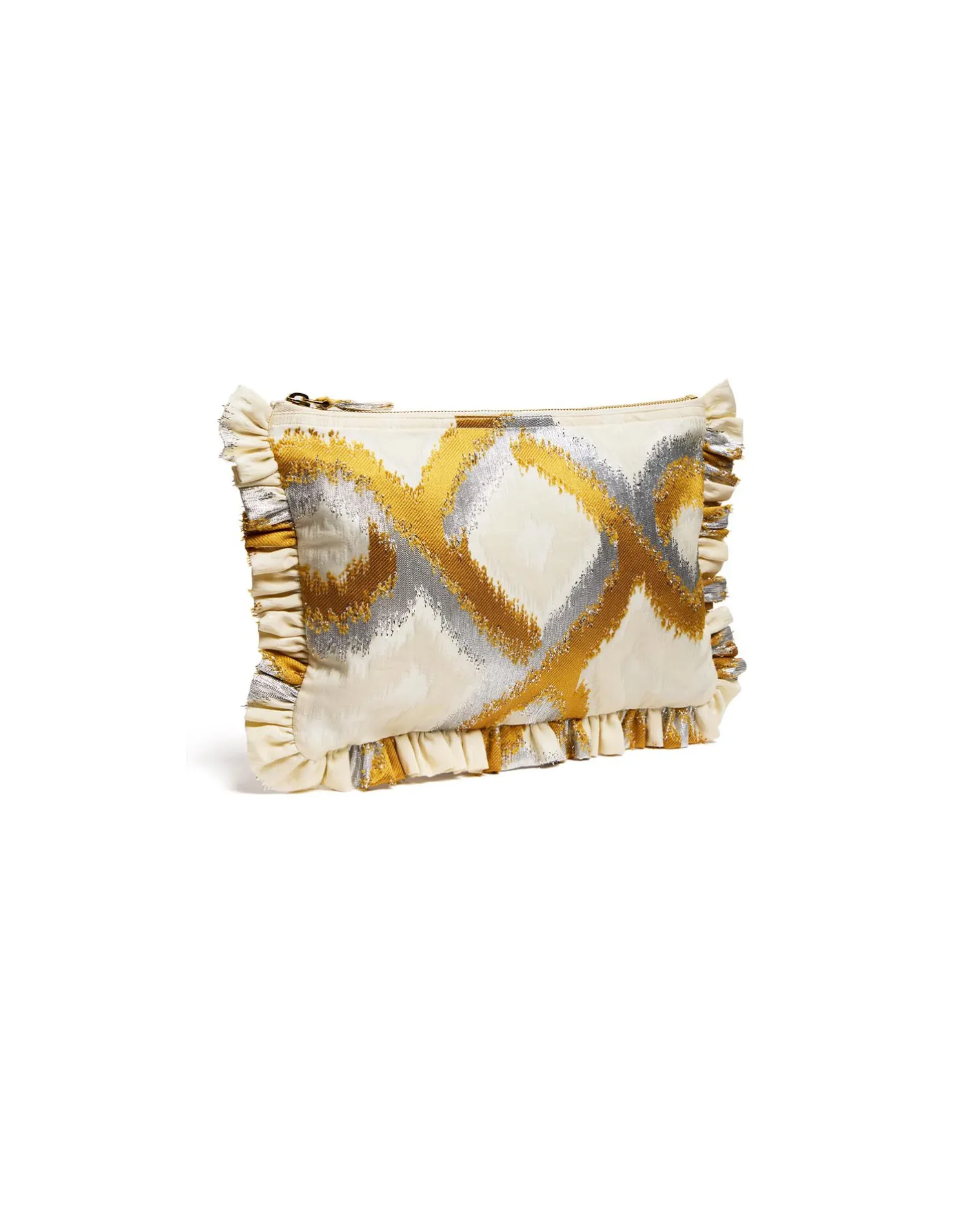 La DoubleJ Borse E Pochettes|Accessories<Hand PochetteTackle Gold in Jacquard