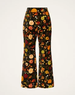 La DoubleJ Pantaloni E Shorts<Hendrix PantsBotticelli Black in Cotton Velvet