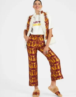 La DoubleJ Pantaloni E Shorts<Hendrix PantsPapyrus Gold in Jacquard