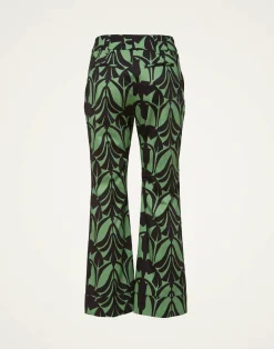 La DoubleJ Pantaloni E Shorts<Hendrix PantsPapyrus Green in Heavy Stretch Cotton