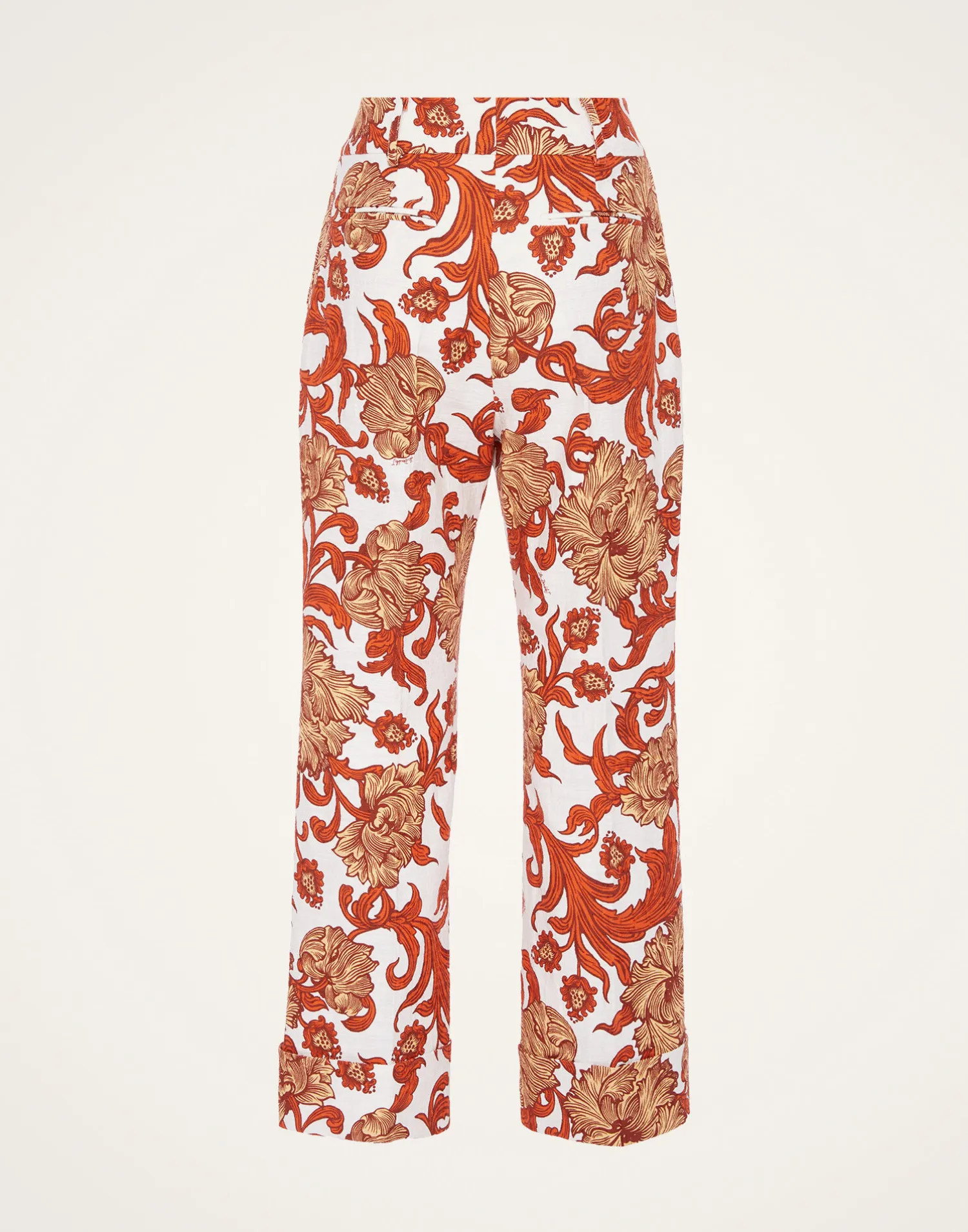 La DoubleJ Pantaloni E Shorts<Hendrix PantsReef White in Shot Cotton