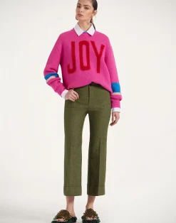 La DoubleJ Pantaloni E Shorts<Hendrix PantsSolid Camouflage in Shot Cotton