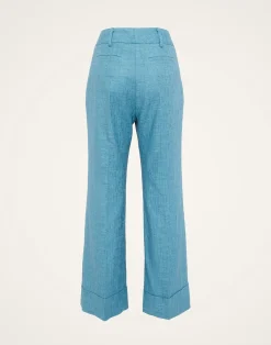 La DoubleJ Pantaloni E Shorts<Hendrix PantsSolid Light Blue in Shot Cotton
