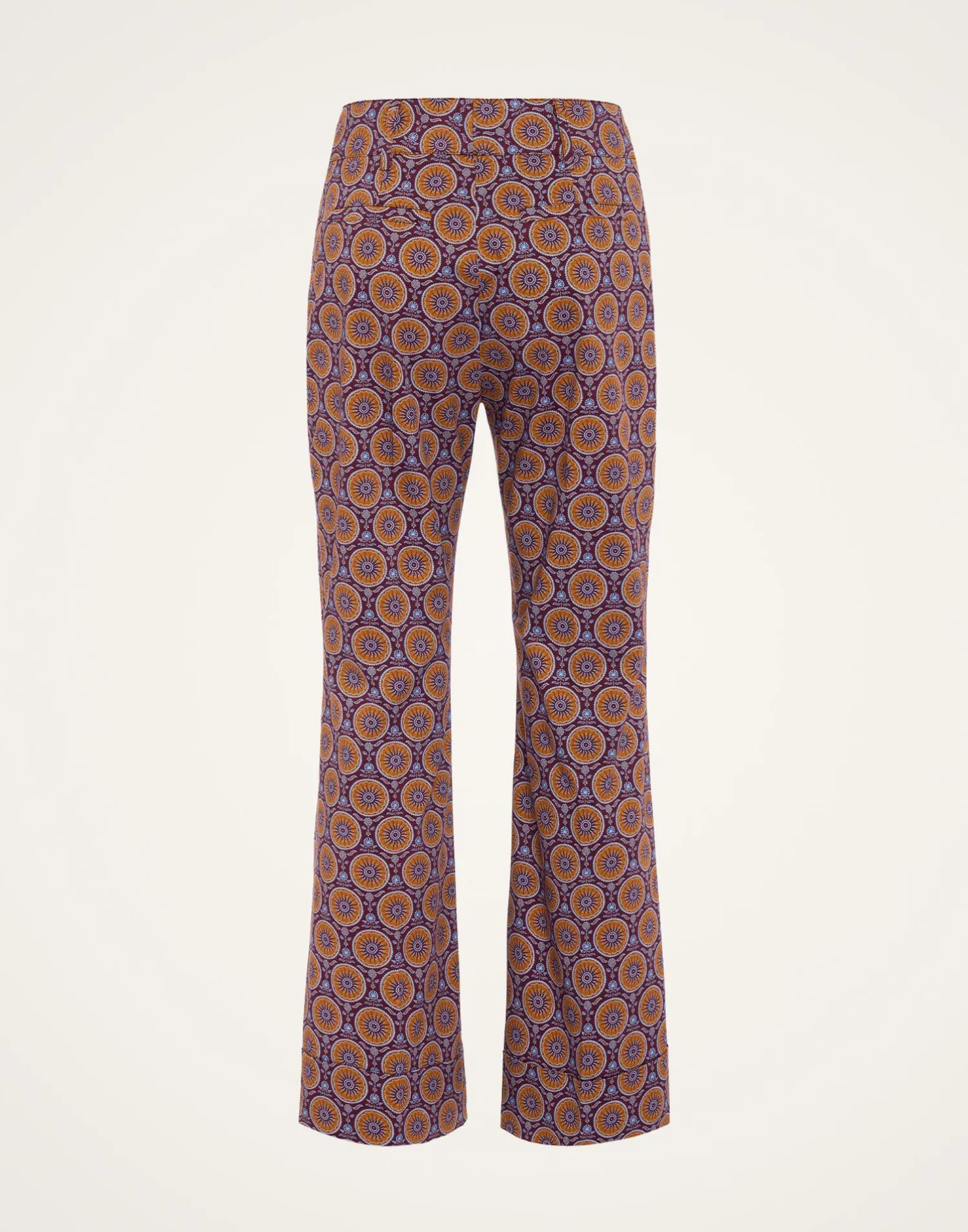 La DoubleJ Pantaloni E Shorts<Hendrix PantsSovereign Mini Purple in Heavy Cotton Stretch
