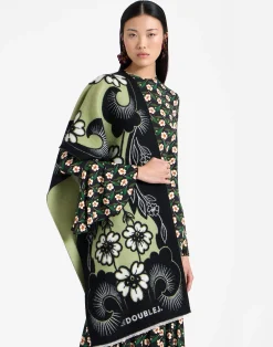 La DoubleJ Foulard E Sciarpe|Accessories<Herald ScarfMayfair Black in Wool Silk