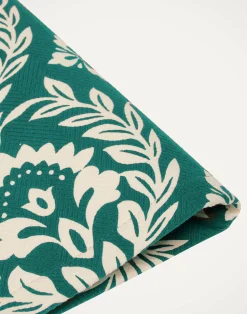 La DoubleJ Runner E Tovagliette|Tessili<Herringbone Placemat Set of 2Green Garland in Cotton Chevron