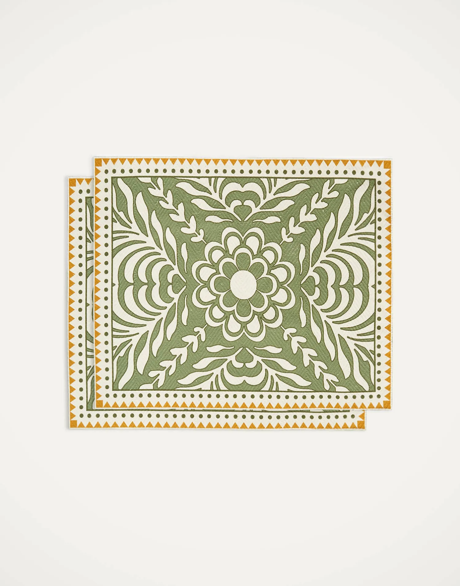 La DoubleJ Tessili|Runner E Tovagliette<Herringbone Placemats Set Of 2Tudor Light Green in Cotton Chevron