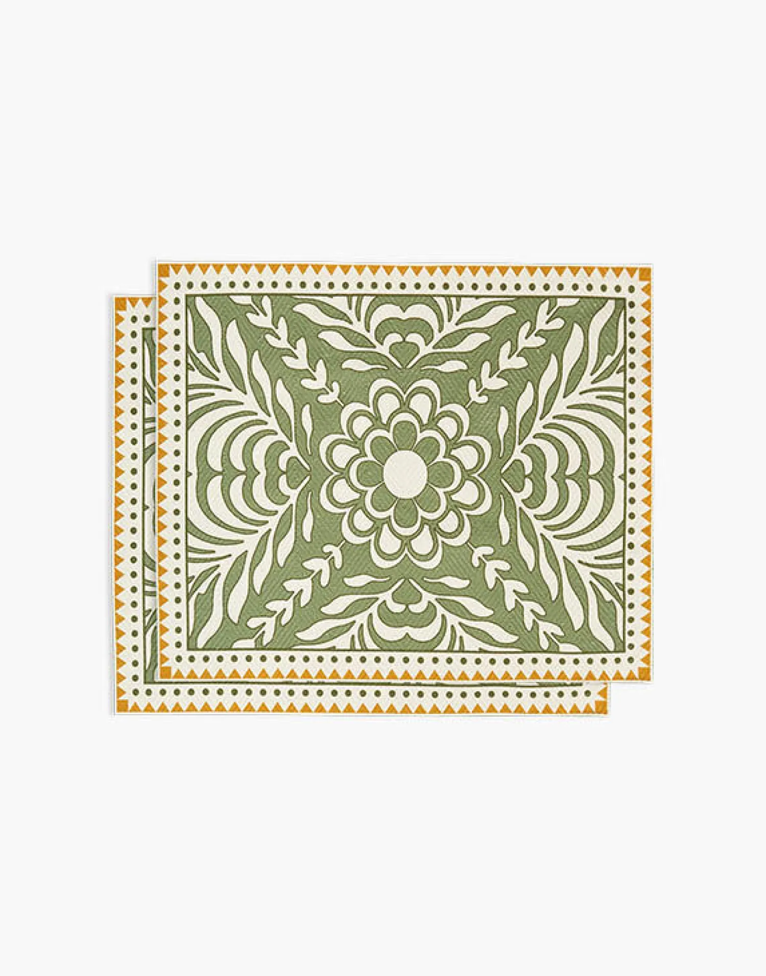 La DoubleJ Tessili|Runner E Tovagliette<Herringbone Placemats Set Of 2Tudor Light Green in Cotton Chevron