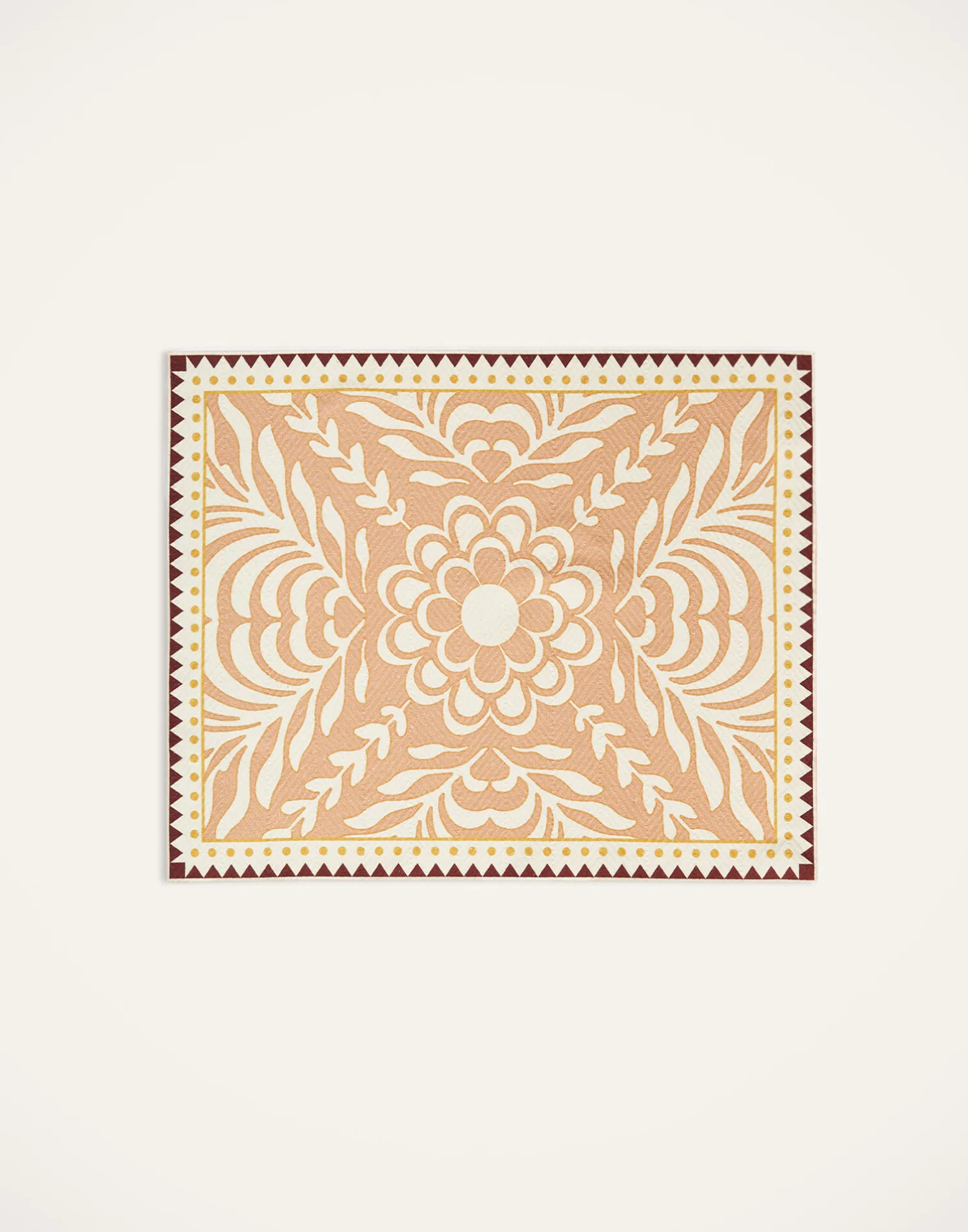 La DoubleJ Runner E Tovagliette|Tessili<Herringbone Placemats Set Of 2Tudor Pink in Cotton Chevron