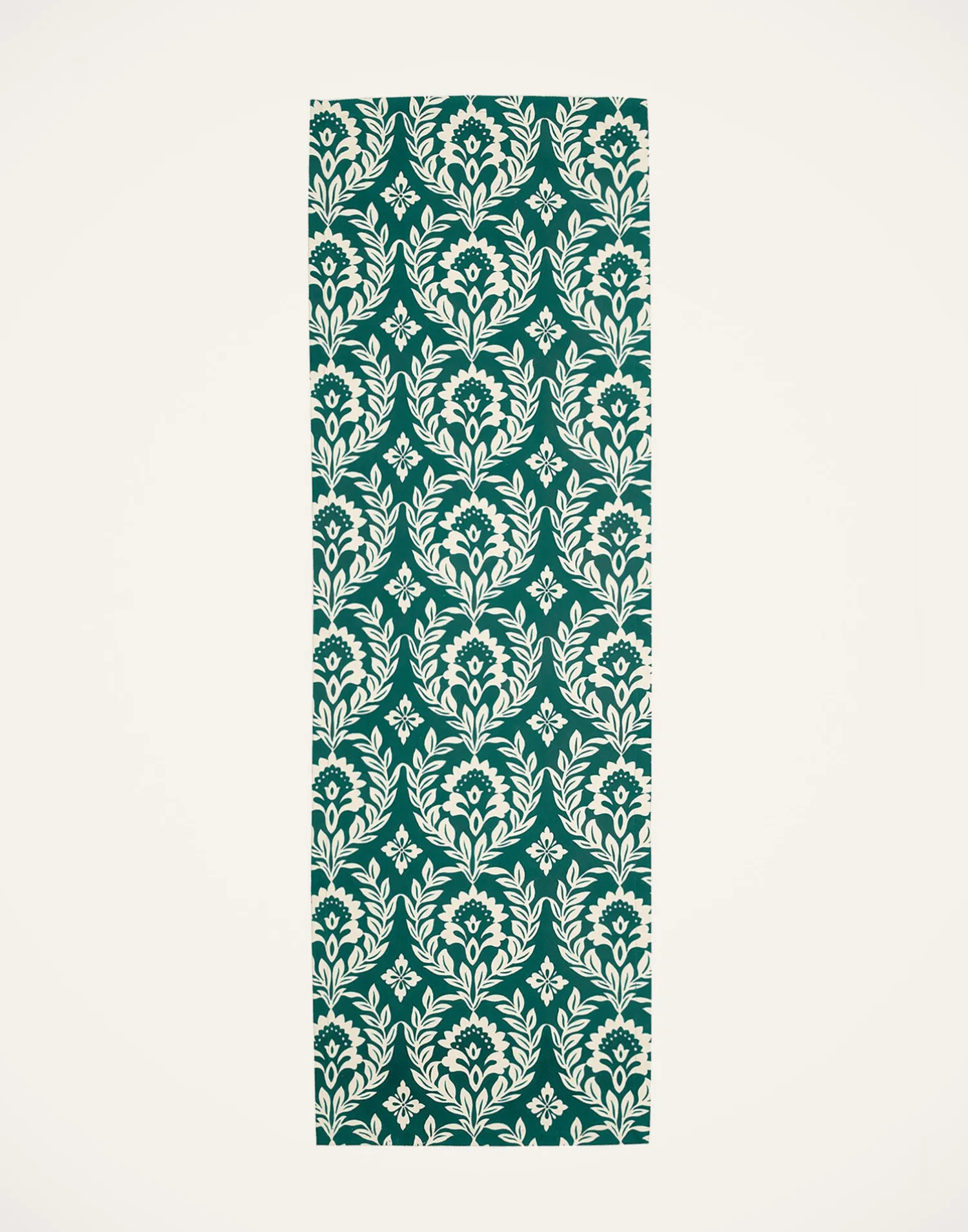 La DoubleJ Runner E Tovagliette|Tessili<Herringbone RunnerGreen Garland in Cotton Chevron