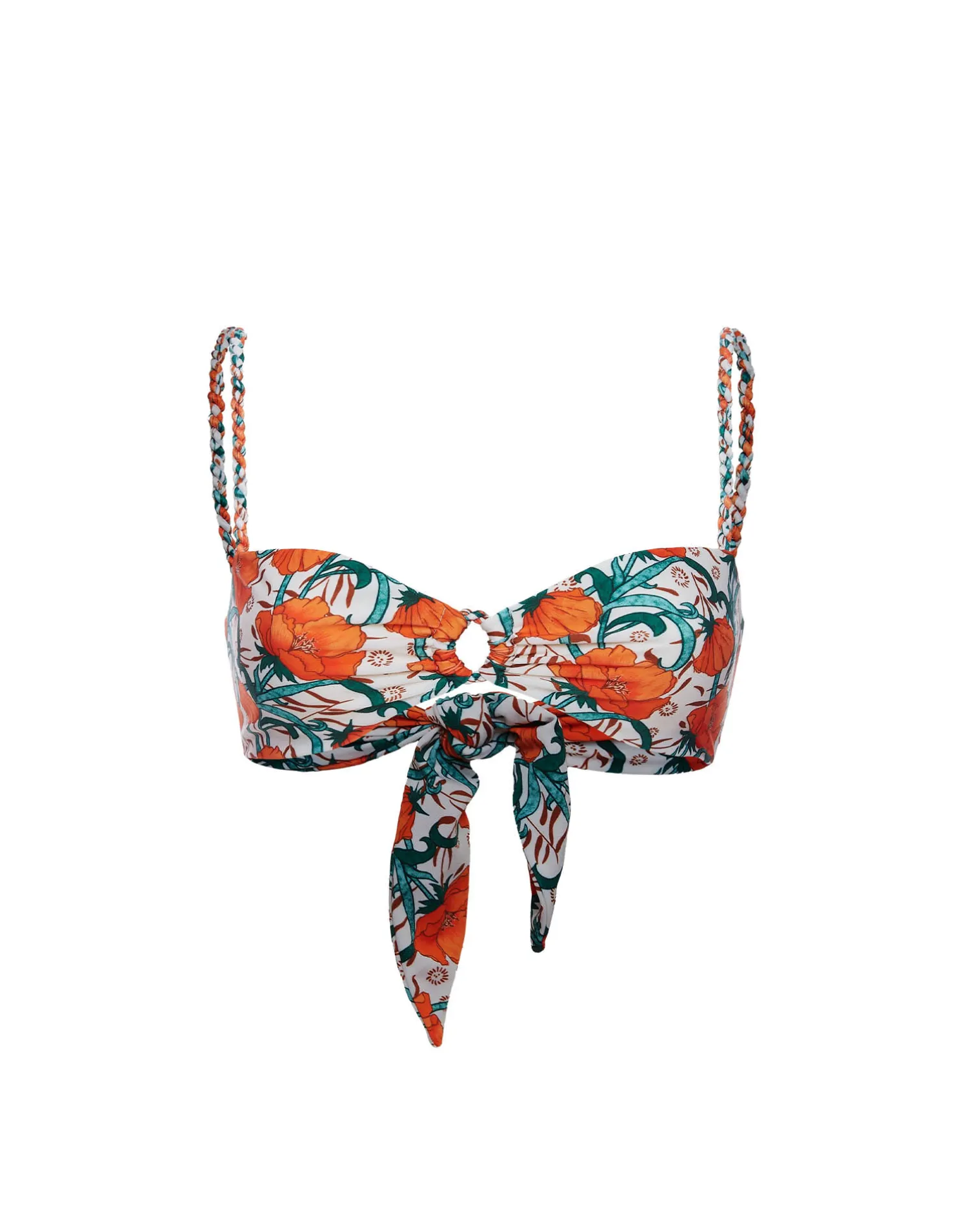 La DoubleJ Moda Mare<Honey TopMorpheus Orange in Lycra