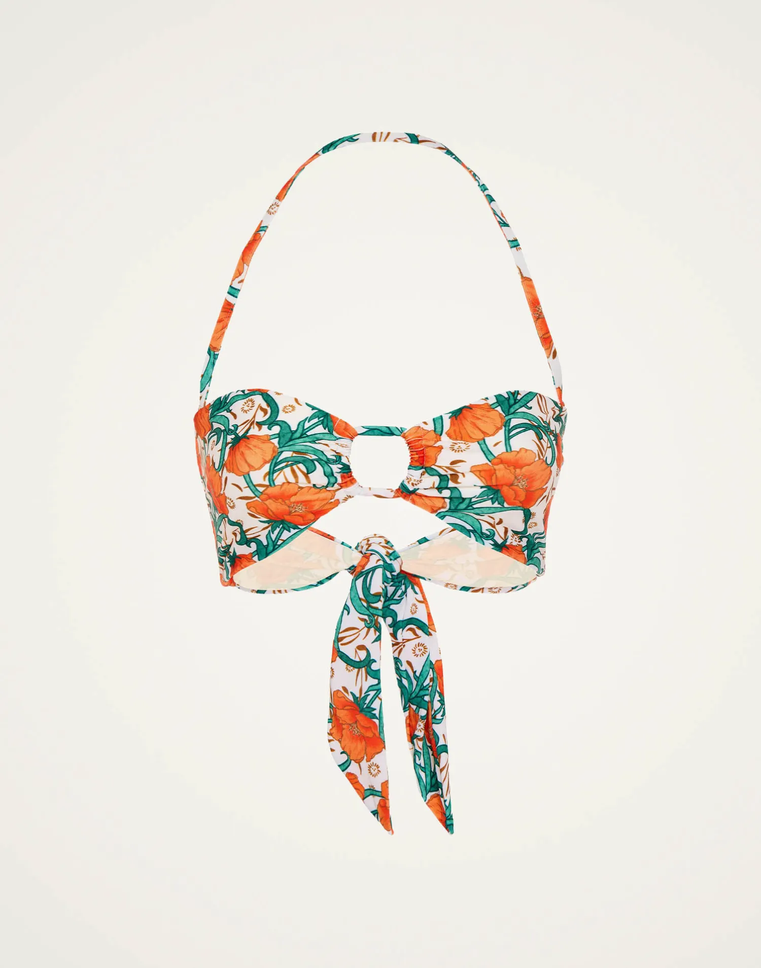 La DoubleJ Moda Mare<Honey TopMorpheus Orange in Lycra