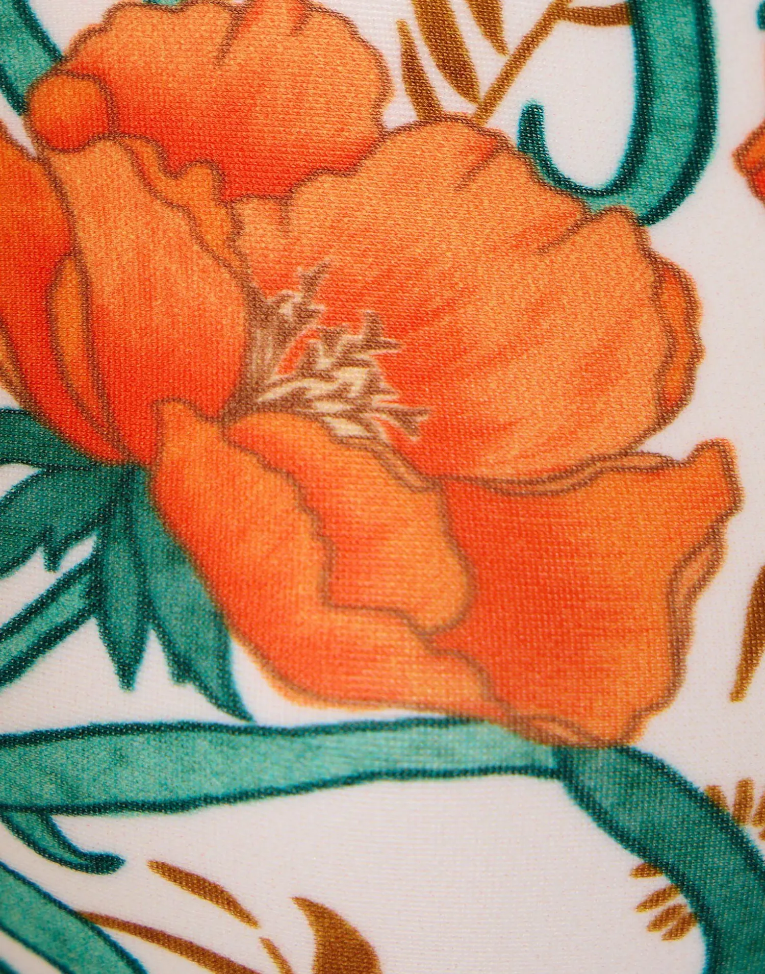 La DoubleJ Moda Mare<Honey TopMorpheus Orange in Lycra