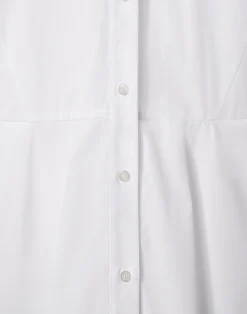 La DoubleJ Camicie E Top<Iris ShirtSolid White in Tailor Poplin