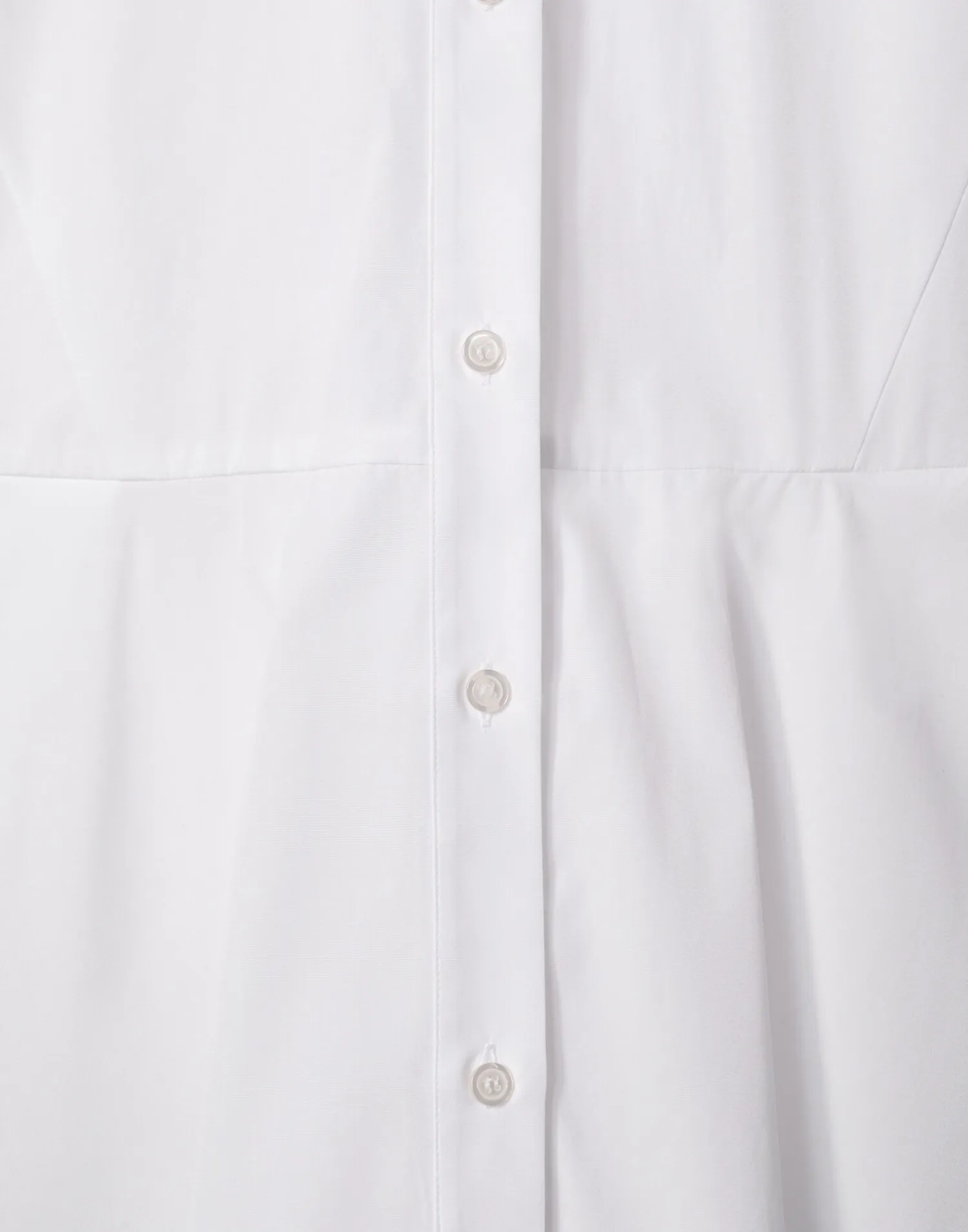 La DoubleJ Camicie E Top<Iris ShirtSolid White in Tailor Poplin