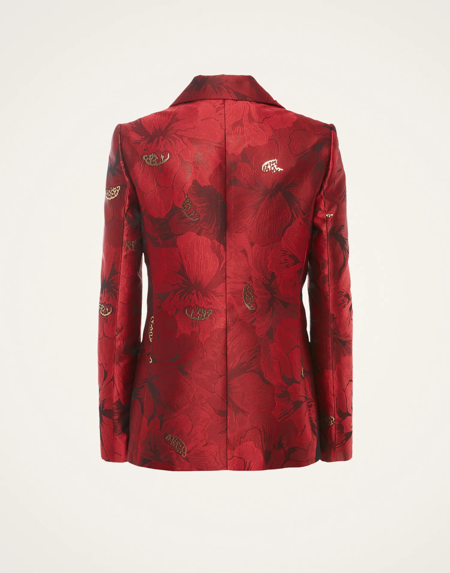 La DoubleJ Capispalla<24/7 JacketRuby Red in Jacquard
