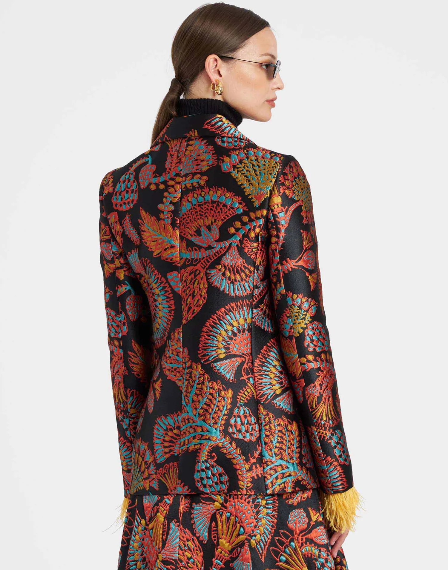 La DoubleJ Capispalla<24/7 JacketSicomore Black in Jacquard