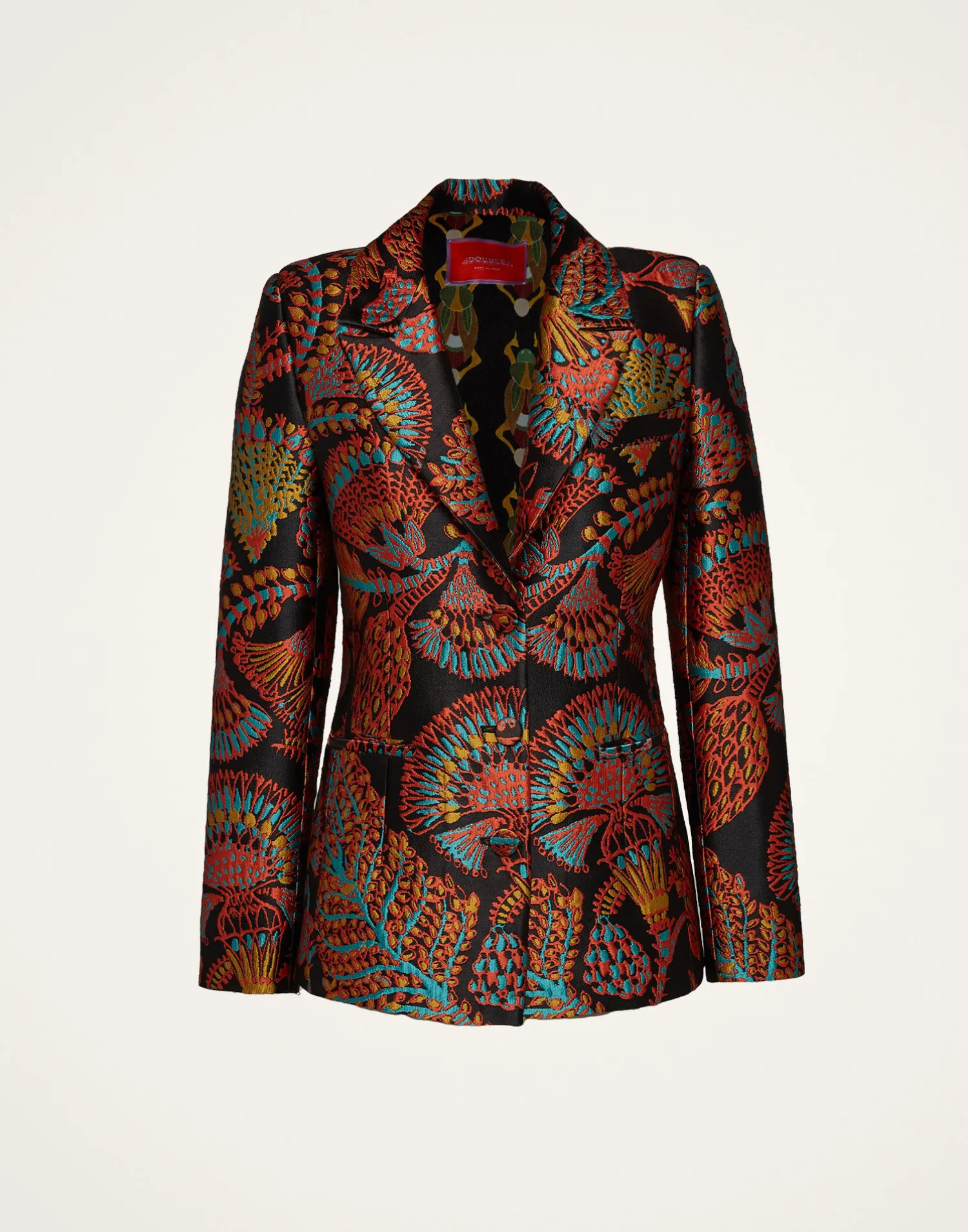 La DoubleJ Capispalla<24/7 JacketSicomore Black in Jacquard
