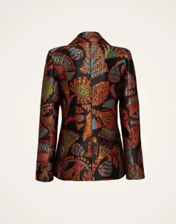 La DoubleJ Capispalla<24/7 JacketSicomore Black in Jacquard